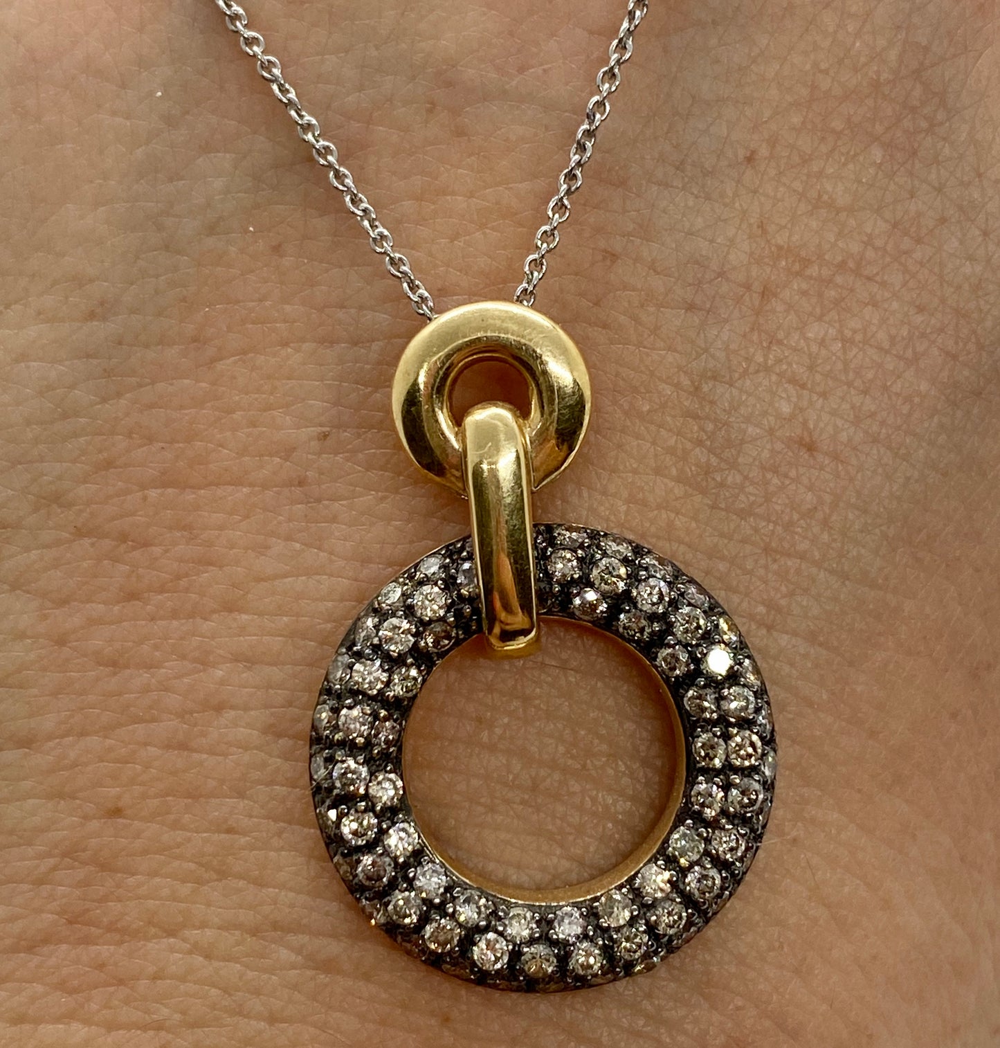 Chocolate Diamond Pendant  P02947 - Royal Gems and Jewelry