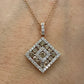 Chocolate Diamond Pendant  P02980 - Royal Gems and Jewelry