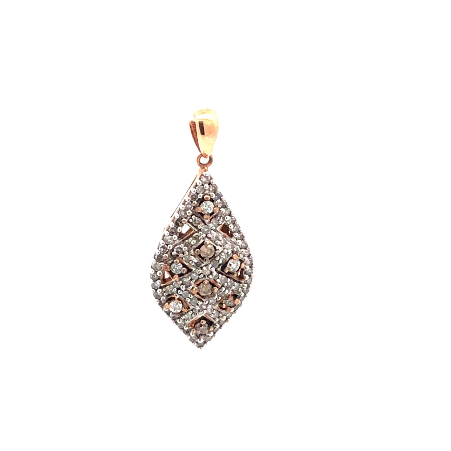 Chocolate Diamond Pendant  P05052 - Royal Gems and Jewelry
