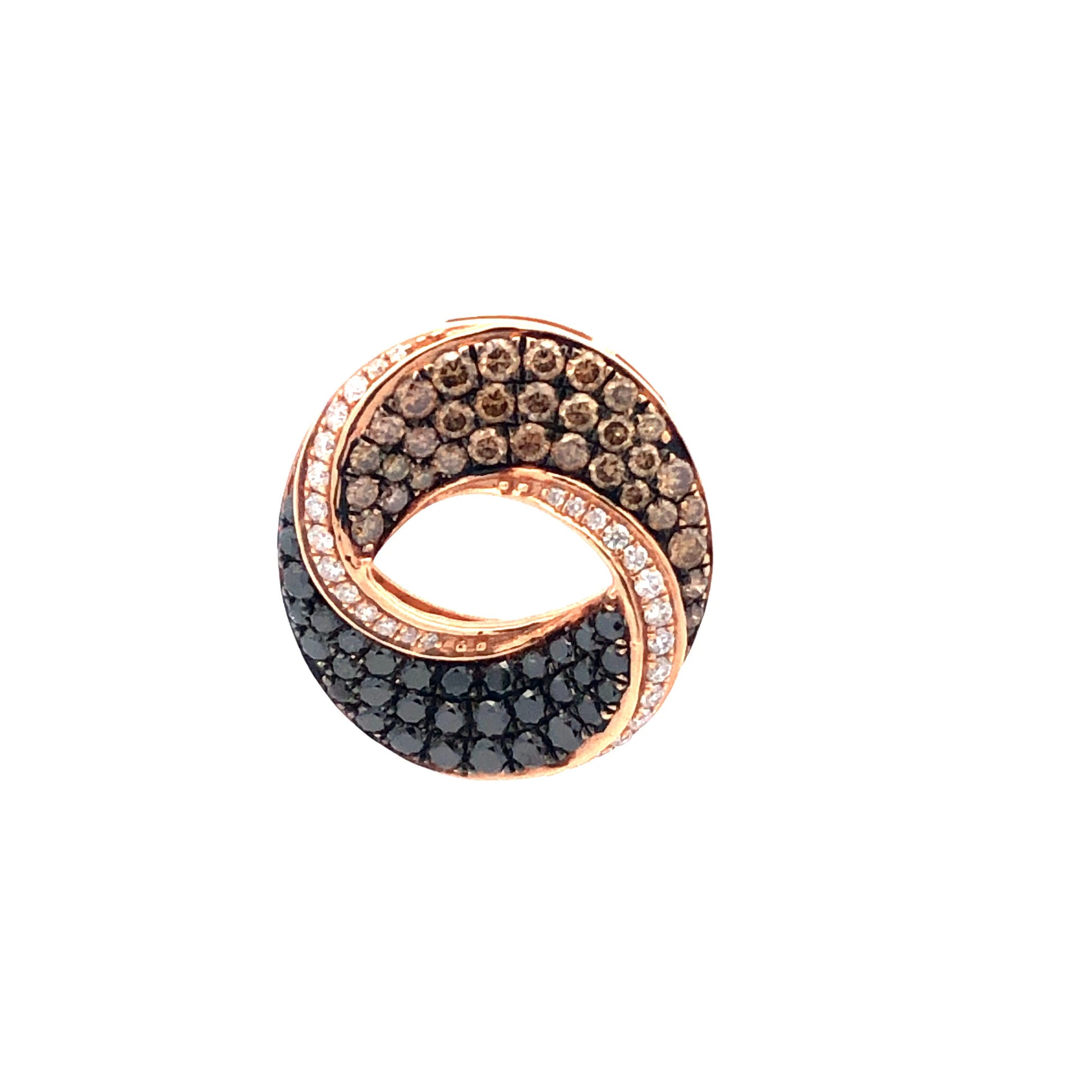 Chocolate Diamond Pendant P09416 - Royal Gems and Jewelry
