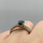 Blue Diamond Ring R03457