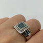 Blue Diamond Ring R04827 - Royal Gems and Jewelry
