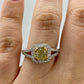 Yellow Diamond Ring R06543 - Royal Gems and Jewelry
