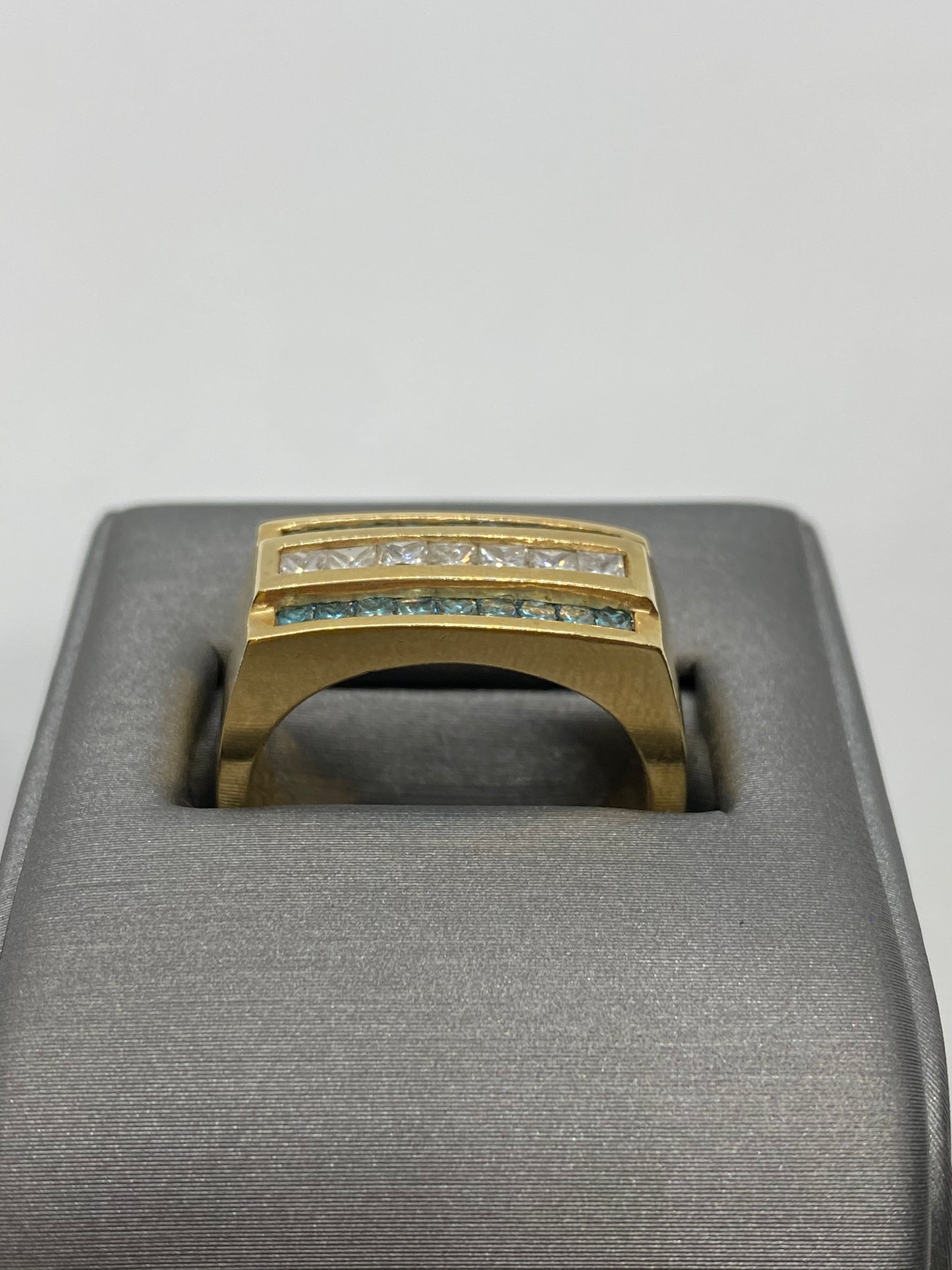 Men's Blue Diamond Ring R07834