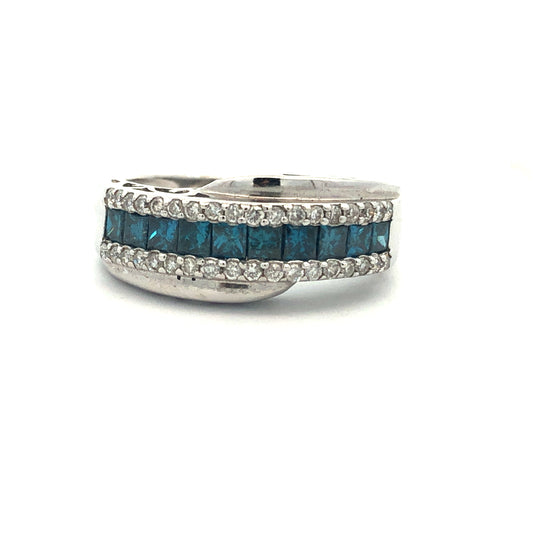 Blue Diamond Ring R07949