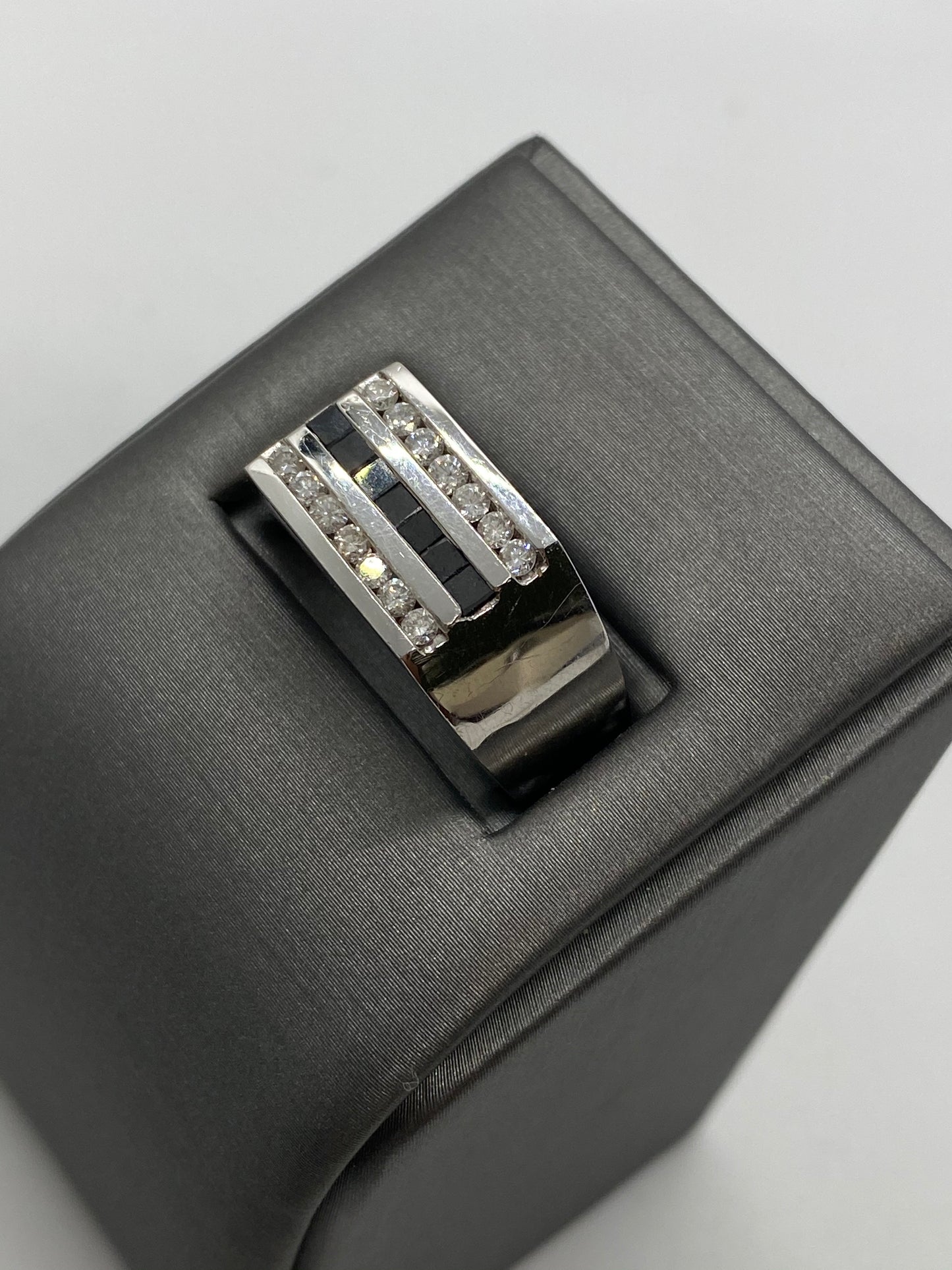 Men's Black Diamond Ring R09107