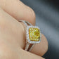 Yellow Diamond Ring R09598 - Royal Gems and Jewelry