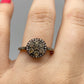 Chocolate Diamond Ring R09647 - Royal Gems and Jewelry
