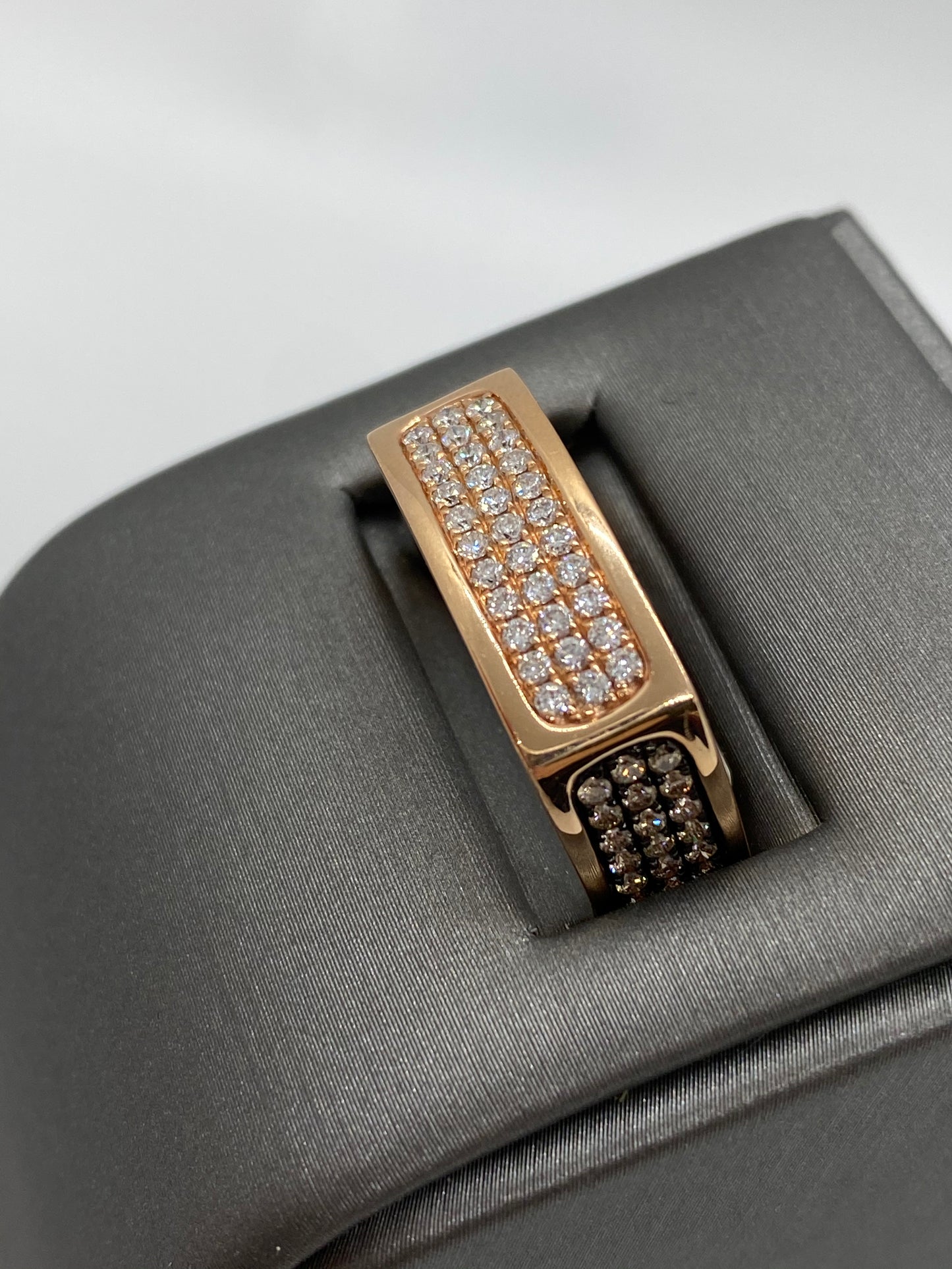 Men's Chocolate Diamond Ring R11732 - Royal Gems and Jewelry