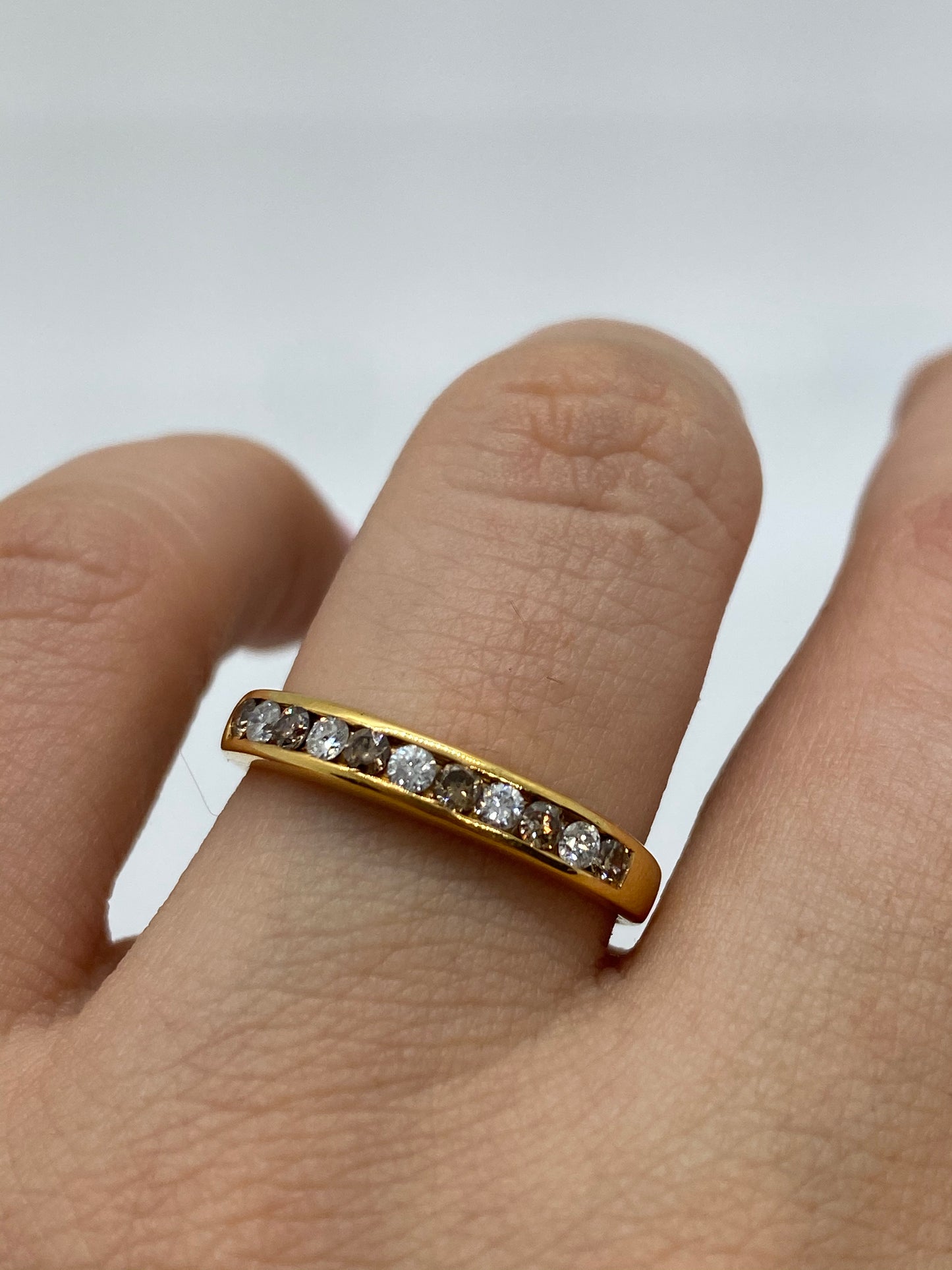 Chocolate Diamond Ring R14429 - Royal Gems and Jewelry