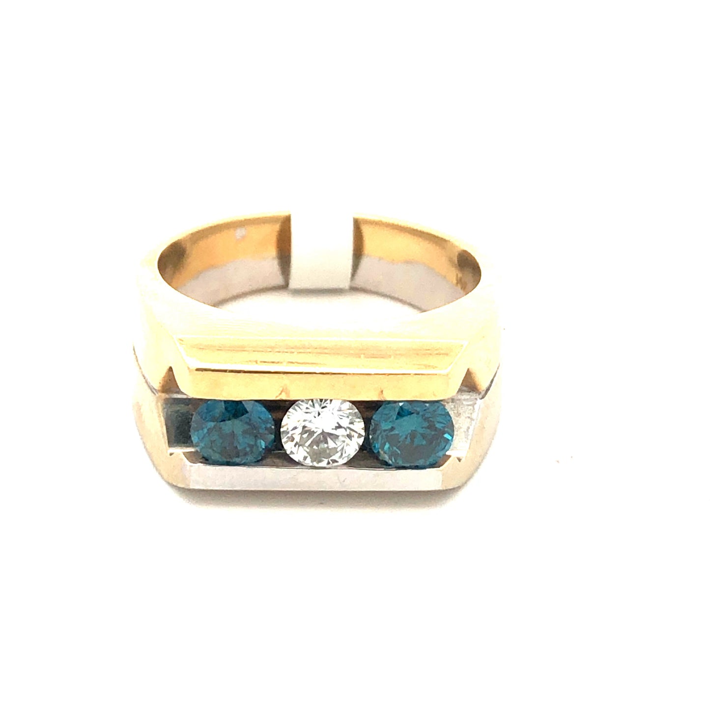 Men's Blue Diamond Ring R14933