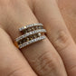 Chocolate Diamond Ring R14966 - Royal Gems and Jewelry