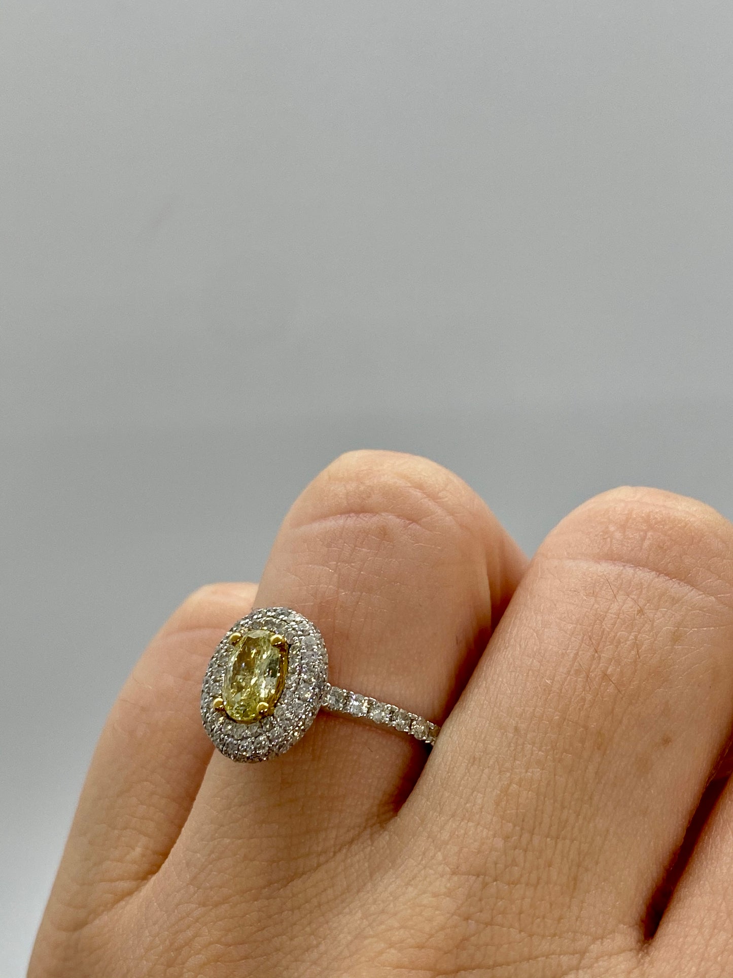 Yellow Diamond Ring R15833 - Royal Gems and Jewelry