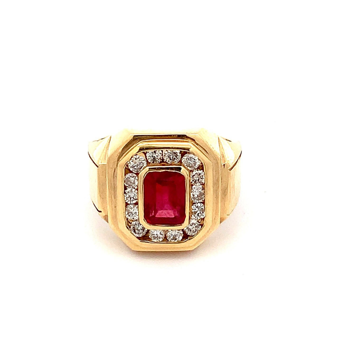 Mens Ruby Ring R16068 - Royal Gems and Jewelry