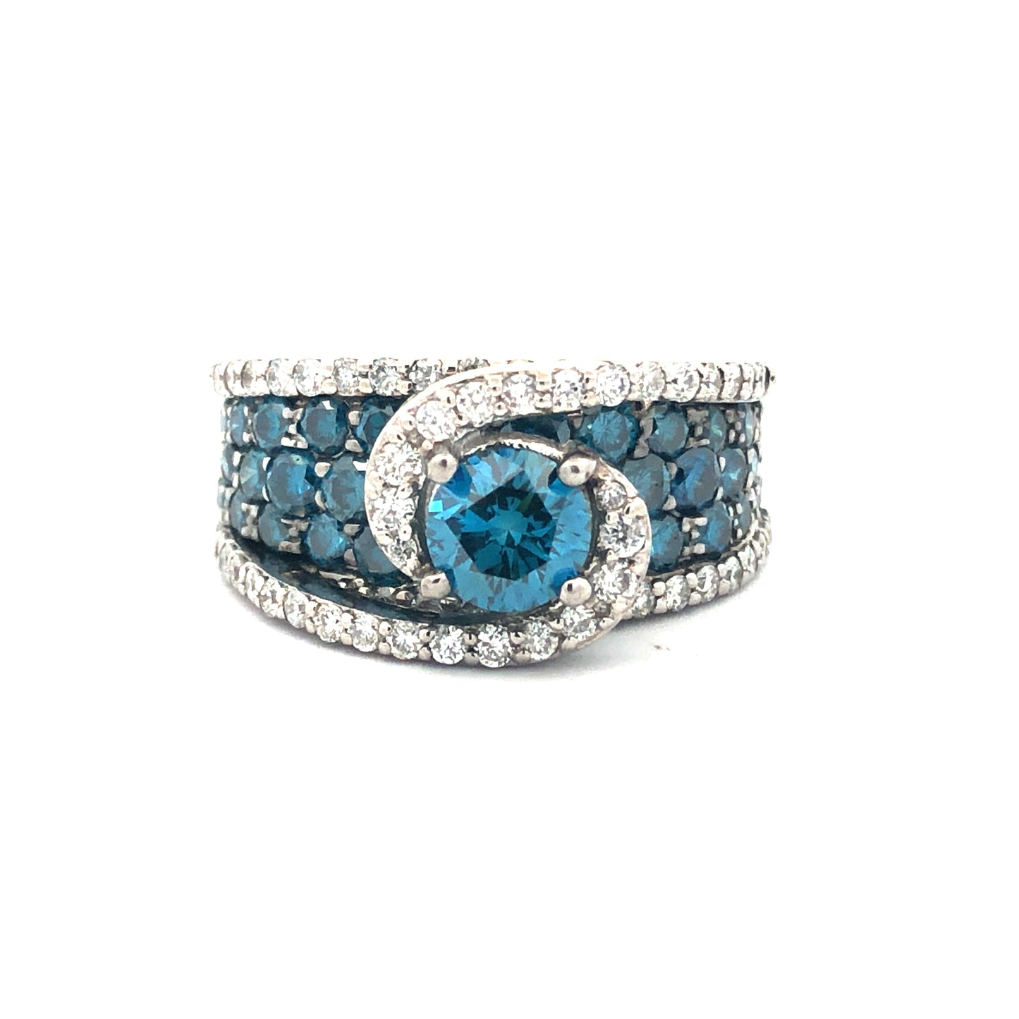 Blue Diamond Ring R16202
