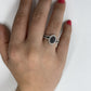 Black Diamond Ring R16324 - Royal Gems and Jewelry