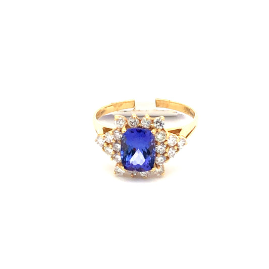 Tanzanite Ring R16488 - Royal Gems and Jewelry