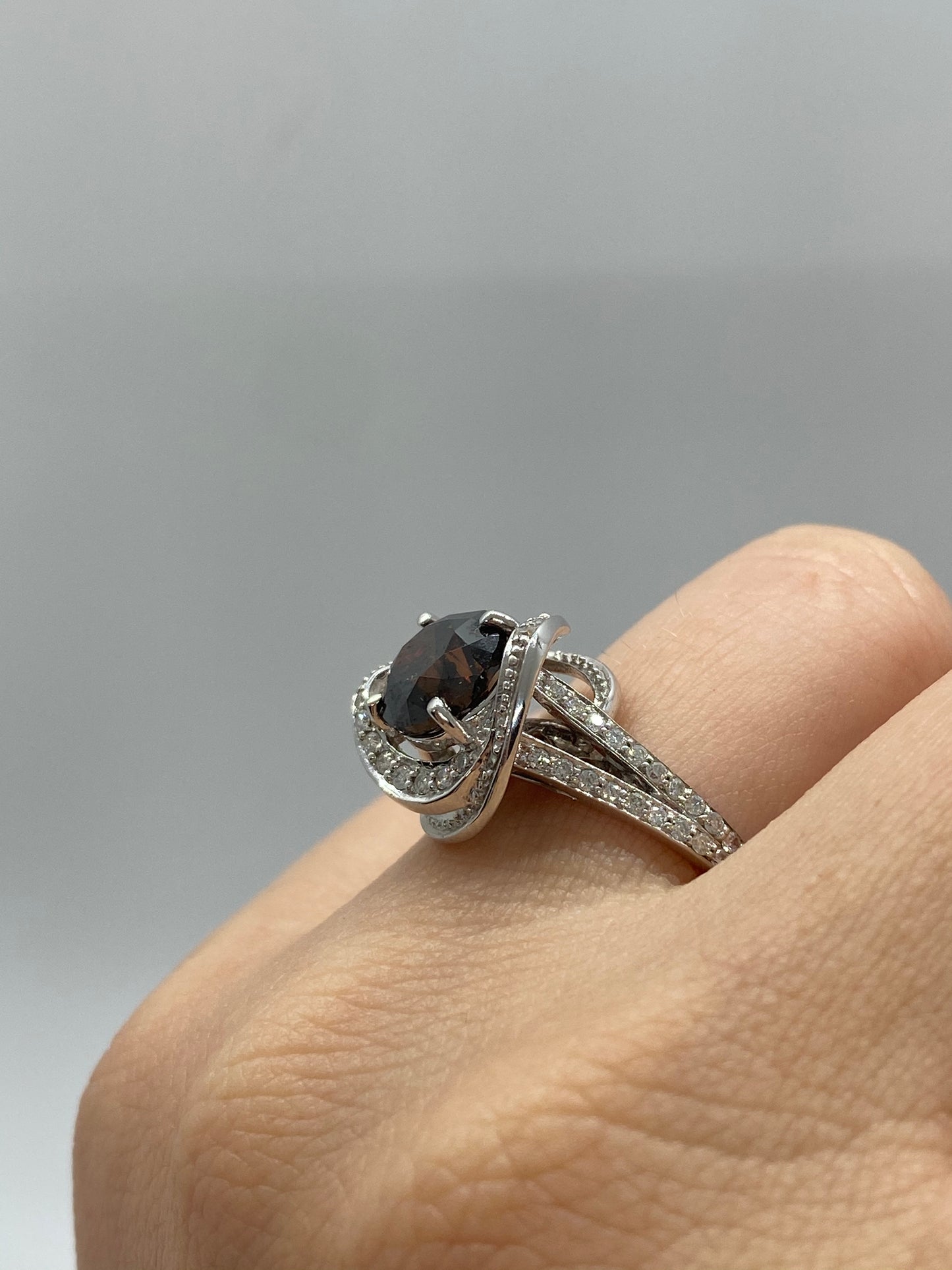 Chocolate Diamond Ring R16578