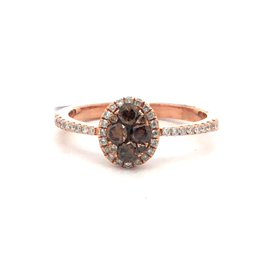 Chocolate Diamond Ring R16817
