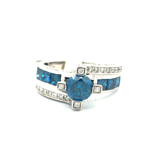 Blue Diamond Ring R17161