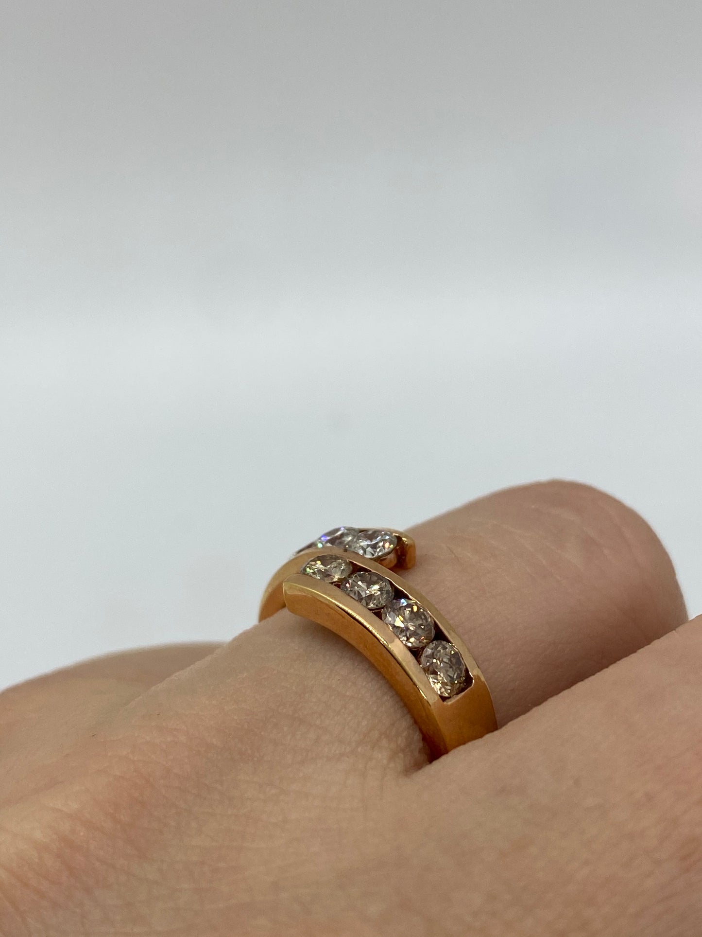 Chocolate Diamond Ring R17246 - Royal Gems and Jewelry
