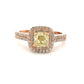 Yellow Diamond Ring R18348 - Royal Gems and Jewelry