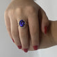 Tanzanite Ring R18721 - Royal Gems and Jewelry