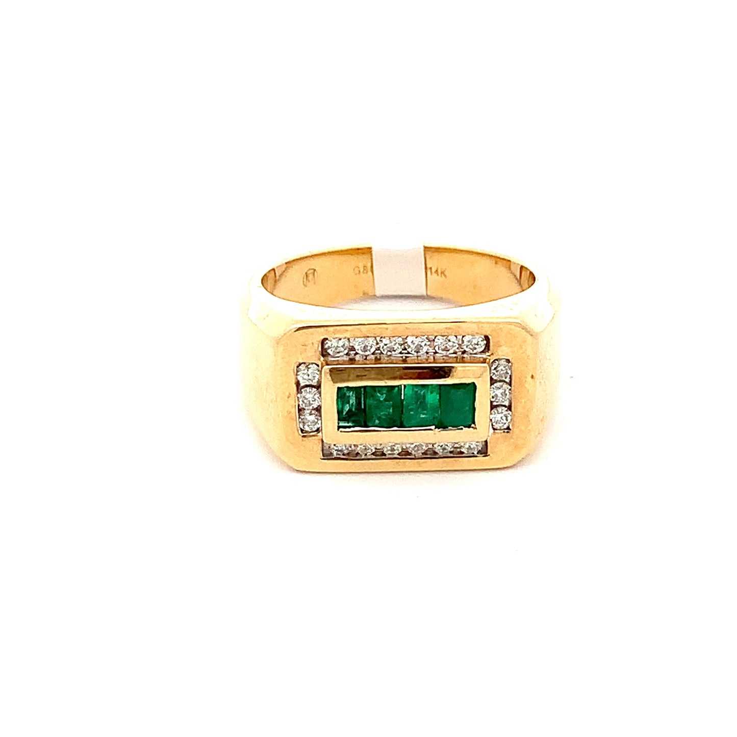 Men's Emerald Ring R19059