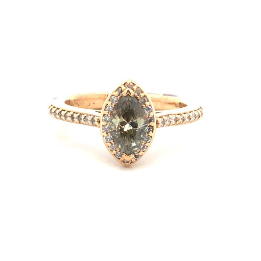 Chocolate Diamond Ring R19493 - Royal Gems and Jewelry