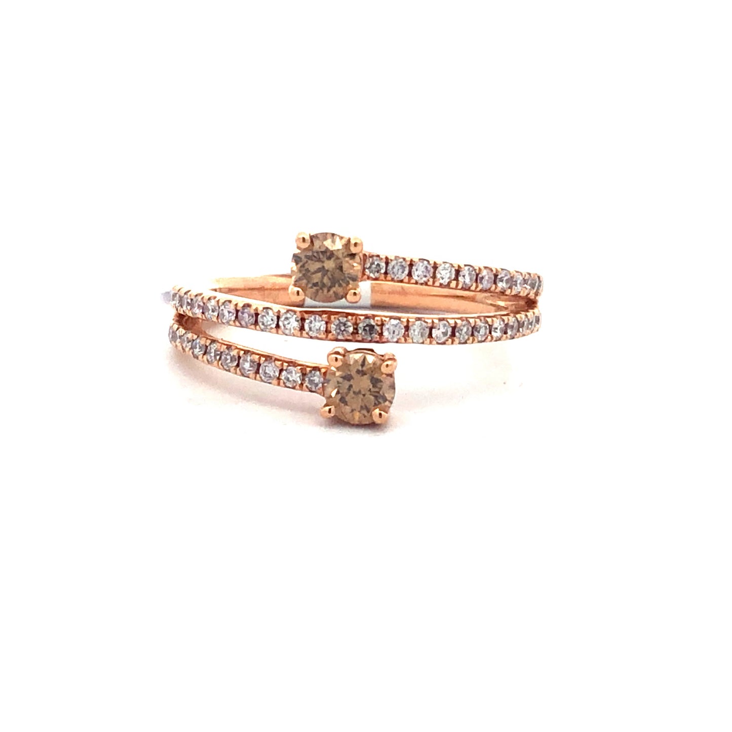 Chocolate Diamond Ring R19661 - Royal Gems and Jewelry