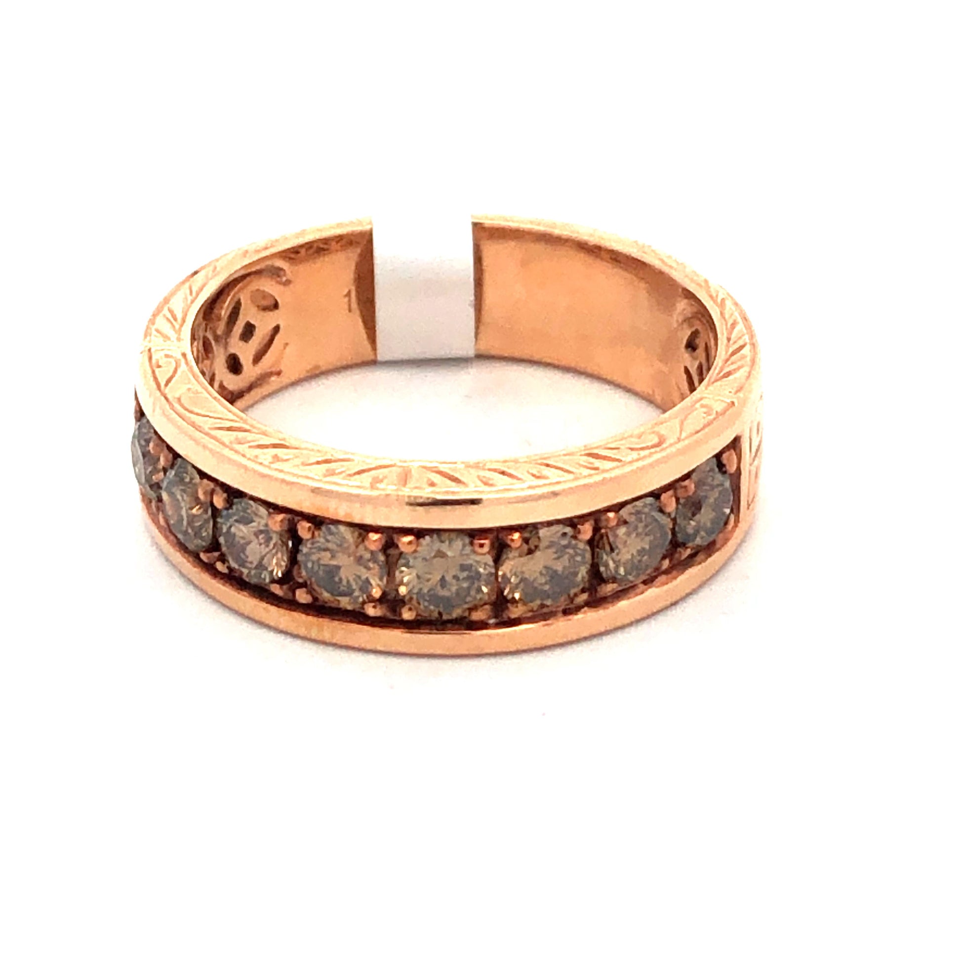 Men's Chocolate Diamond Ring R20061 - Royal Gems and Jewelry