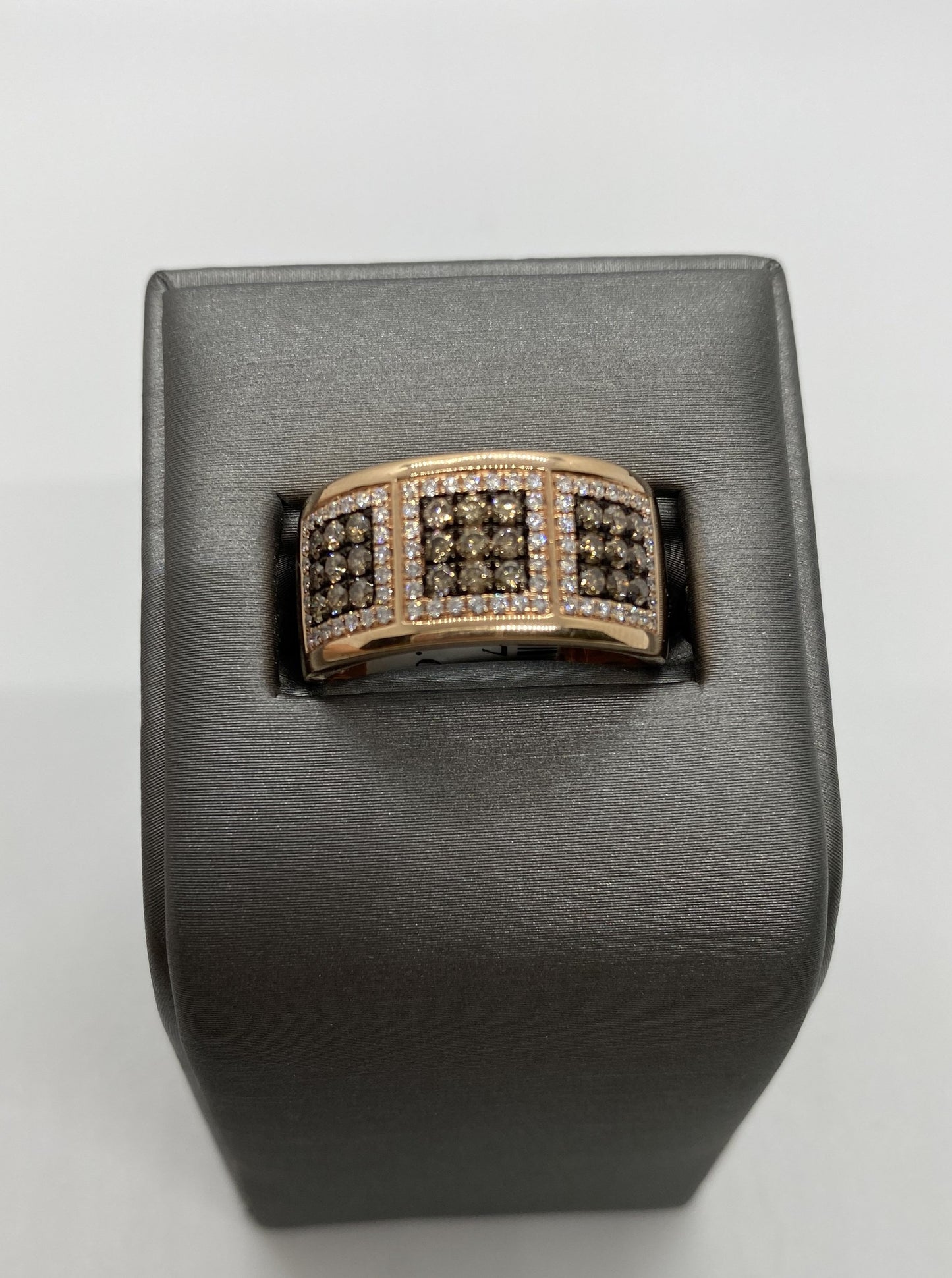 Men's Chocolate Diamond Ring R20157 - Royal Gems and Jewelry