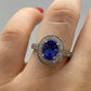Tanzanite Ring R20239 - Royal Gems and Jewelry