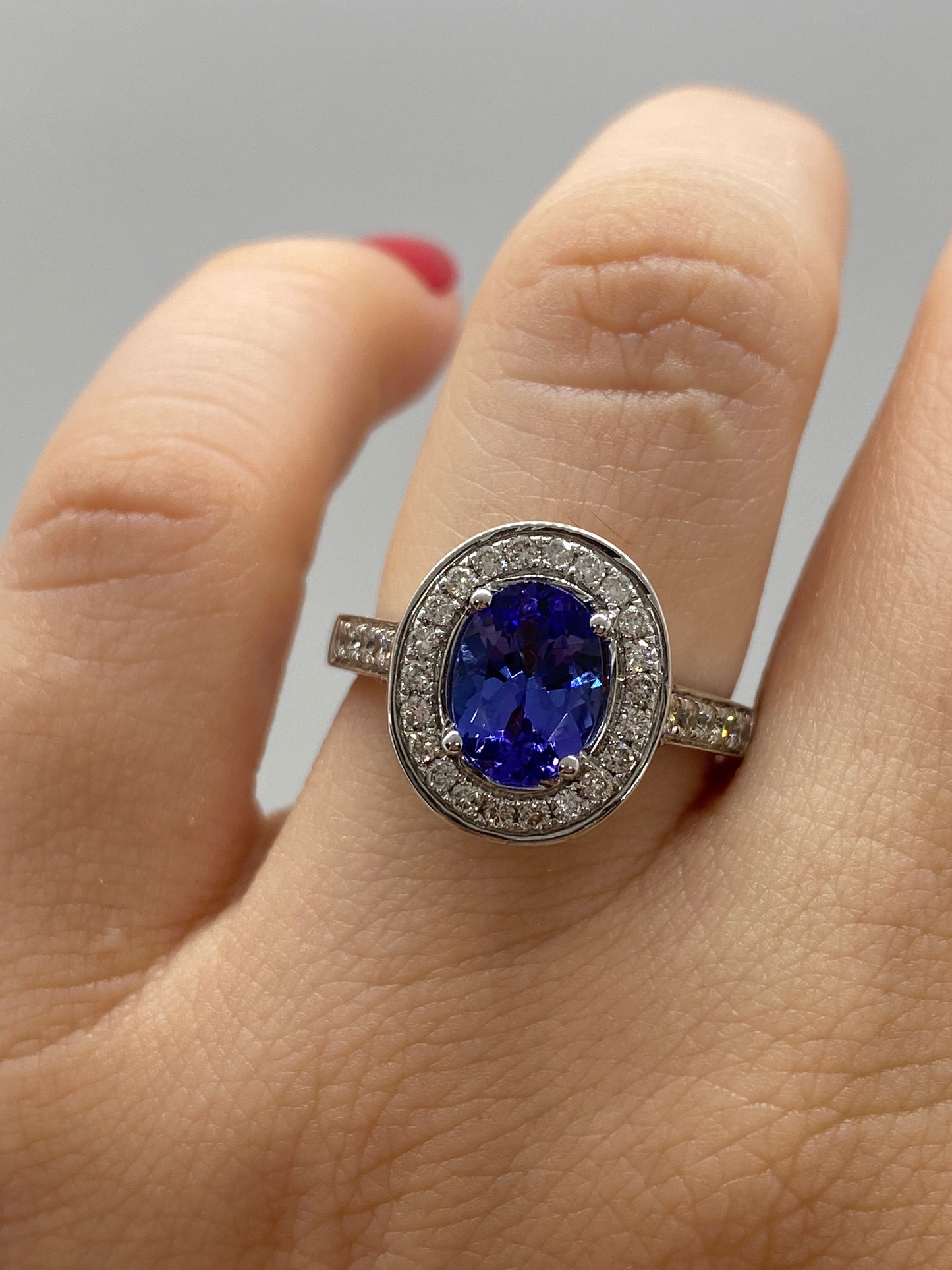 Tanzanite Ring R20239 - Royal Gems and Jewelry