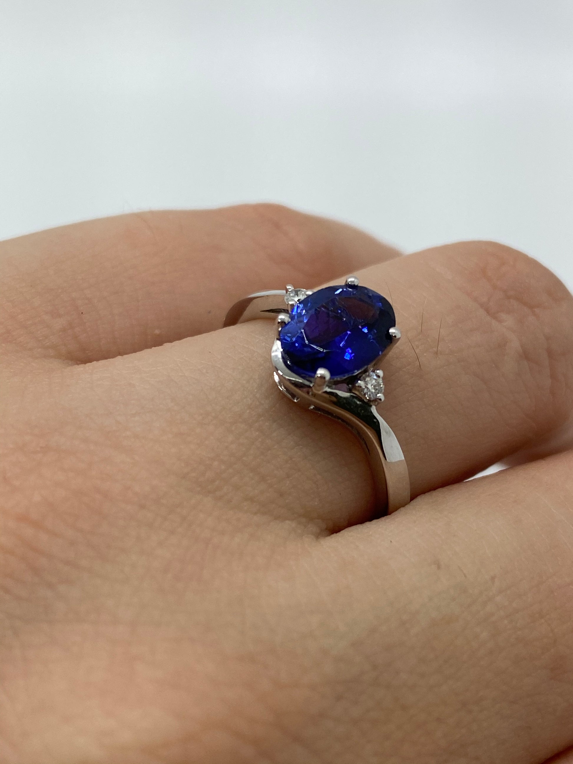 Tanzanite Ring R20338 - Royal Gems and Jewelry