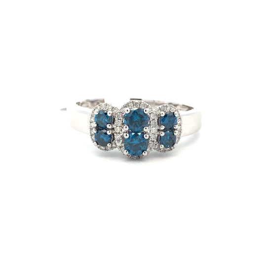 Blue Diamond Ring R20501