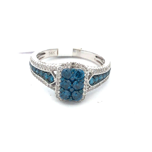 Blue Diamond Ring R20589