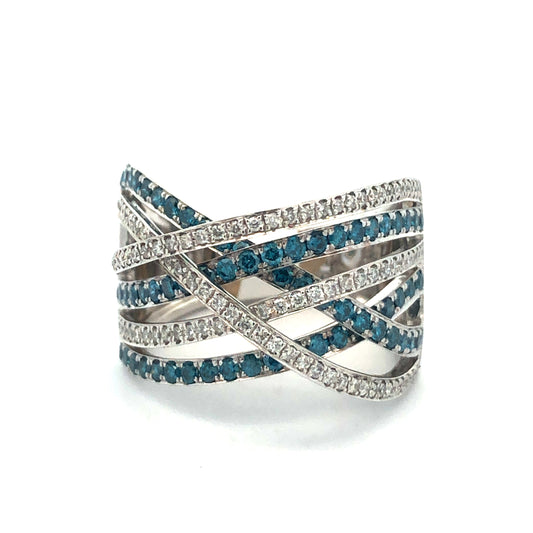 Blue Diamond Ring R20701