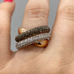 Chocolate Diamond Ring R20710 - Royal Gems and Jewelry