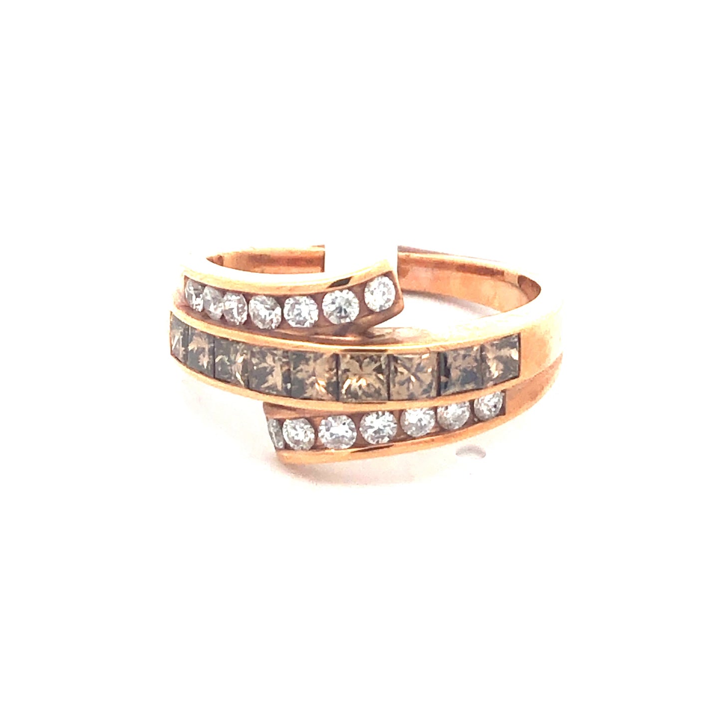 Chocolate Diamond Ring R20716 - Royal Gems and Jewelry