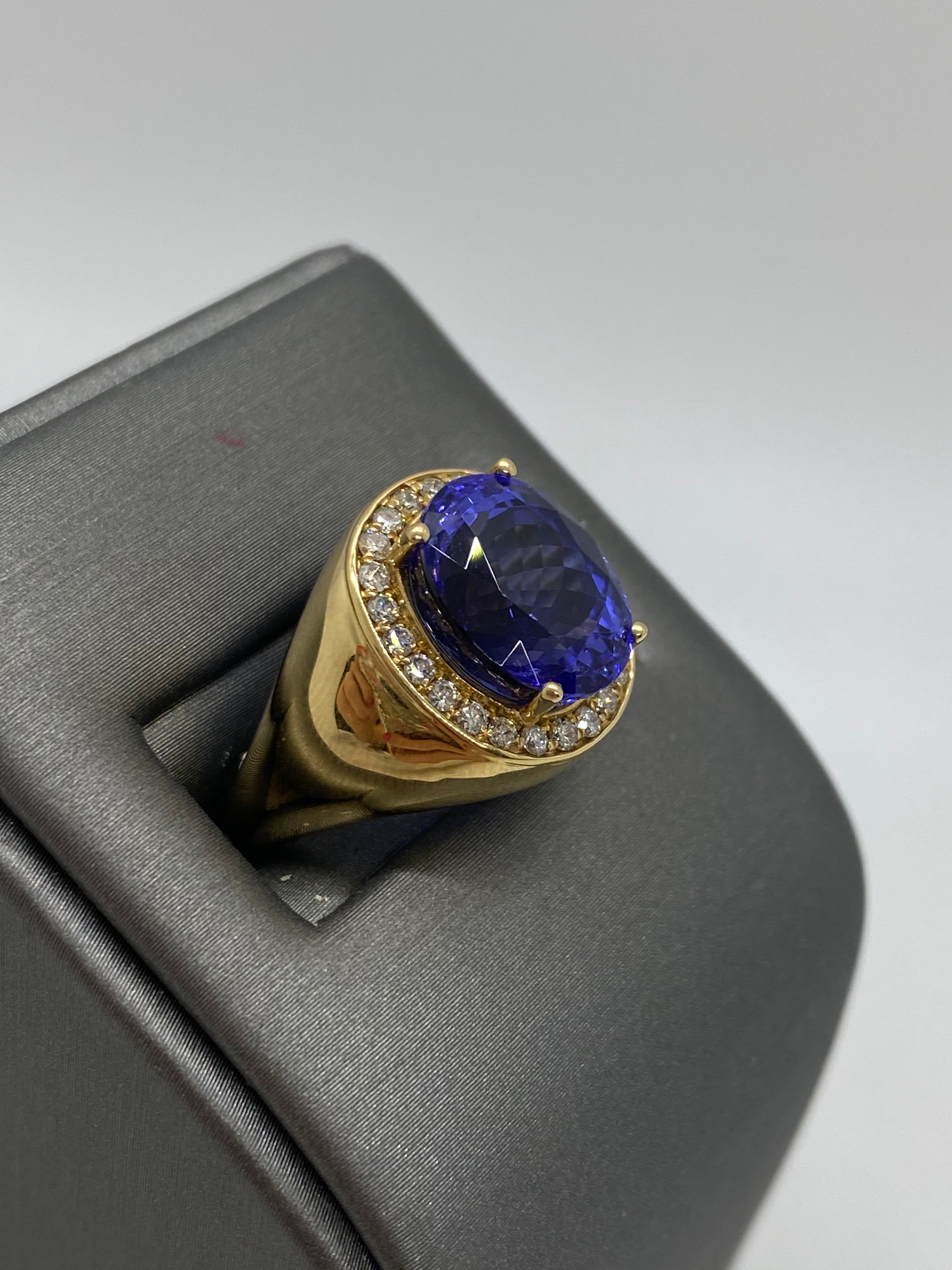 Men's on sale tanzanite rings