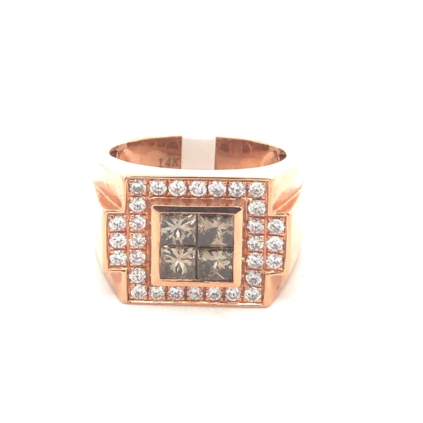 Men's Chocolate Diamond Ring R20894 - Royal Gems and Jewelry