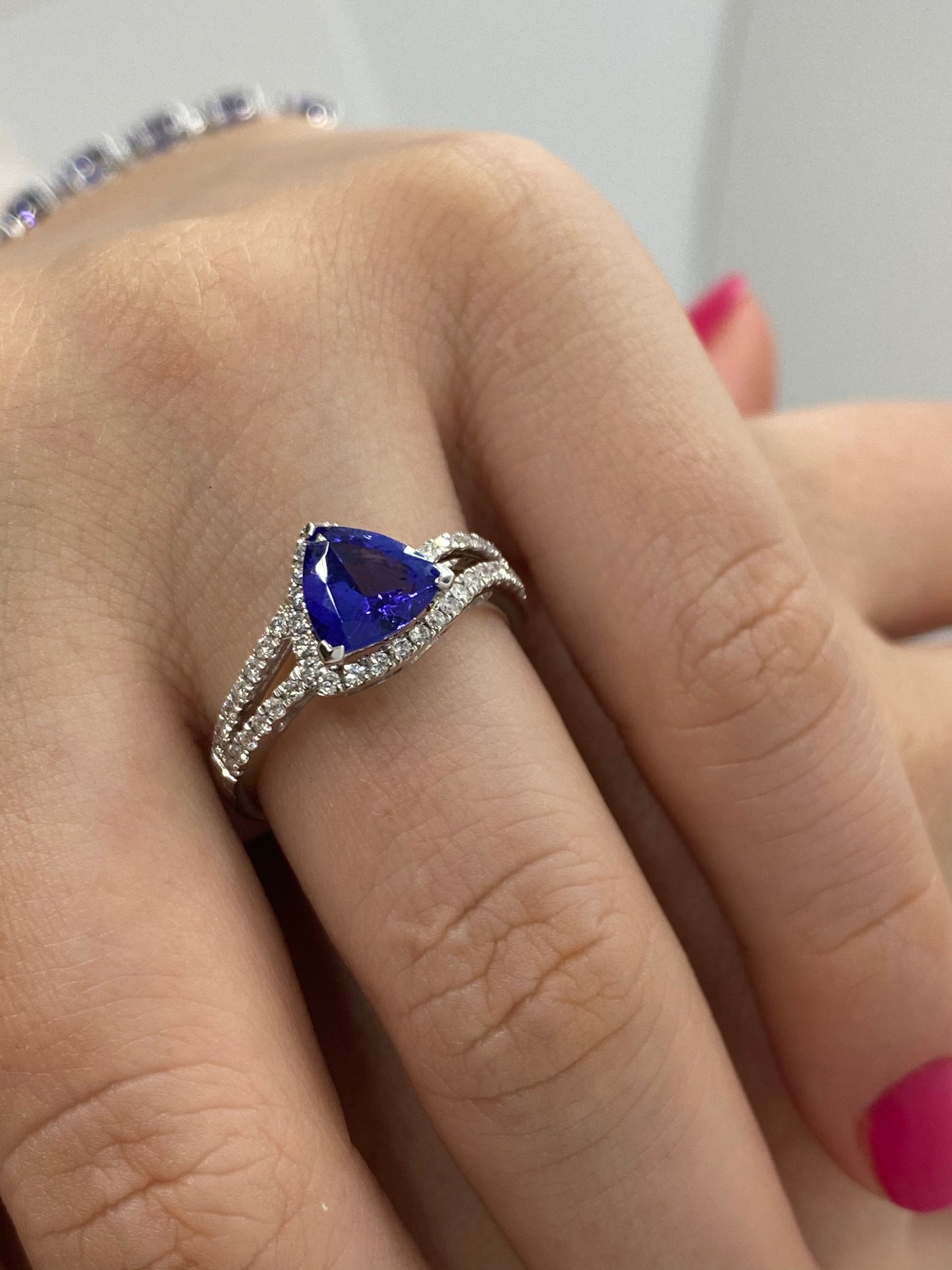 Tanzanite Ring R21024 - Royal Gems and Jewelry