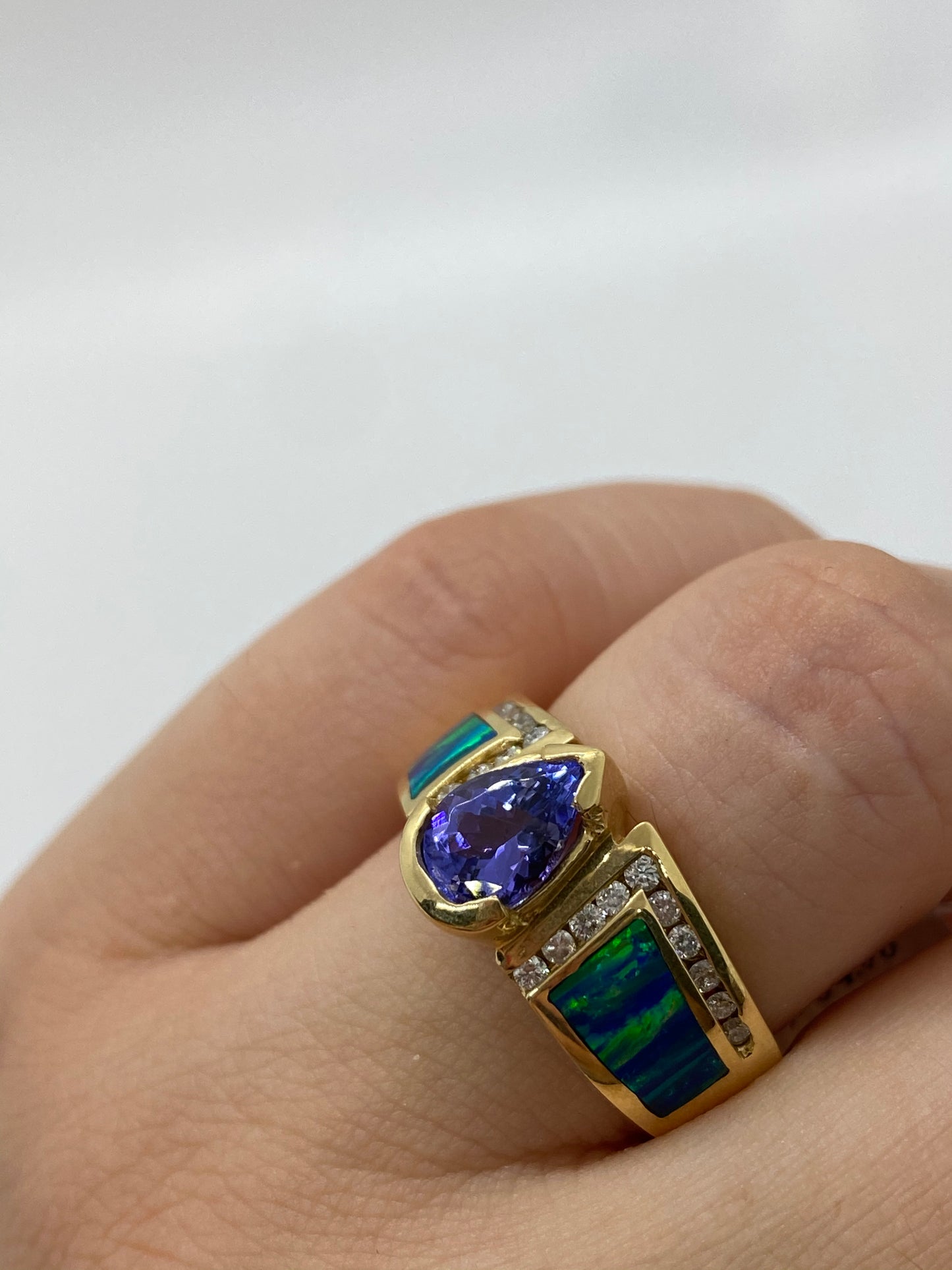 Tanzanite Ring R21400 - Royal Gems and Jewelry