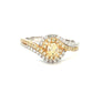Yellow Diamond Ring R21513 - Royal Gems and Jewelry