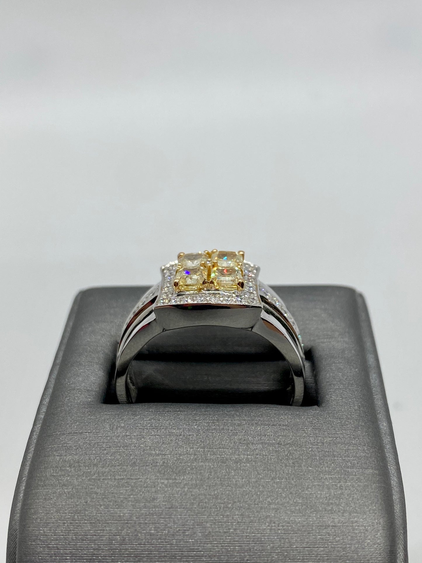 Men's Yellow Diamond RingR21565 - Royal Gems and Jewelry