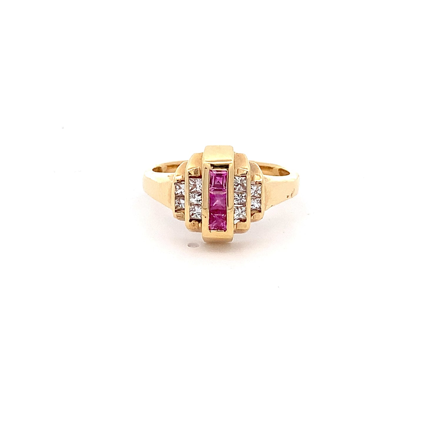 Pink Sapphire Ring R21656 - Royal Gems and Jewelry