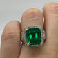 Emerald Ring R22138 - Royal Gems and Jewelry