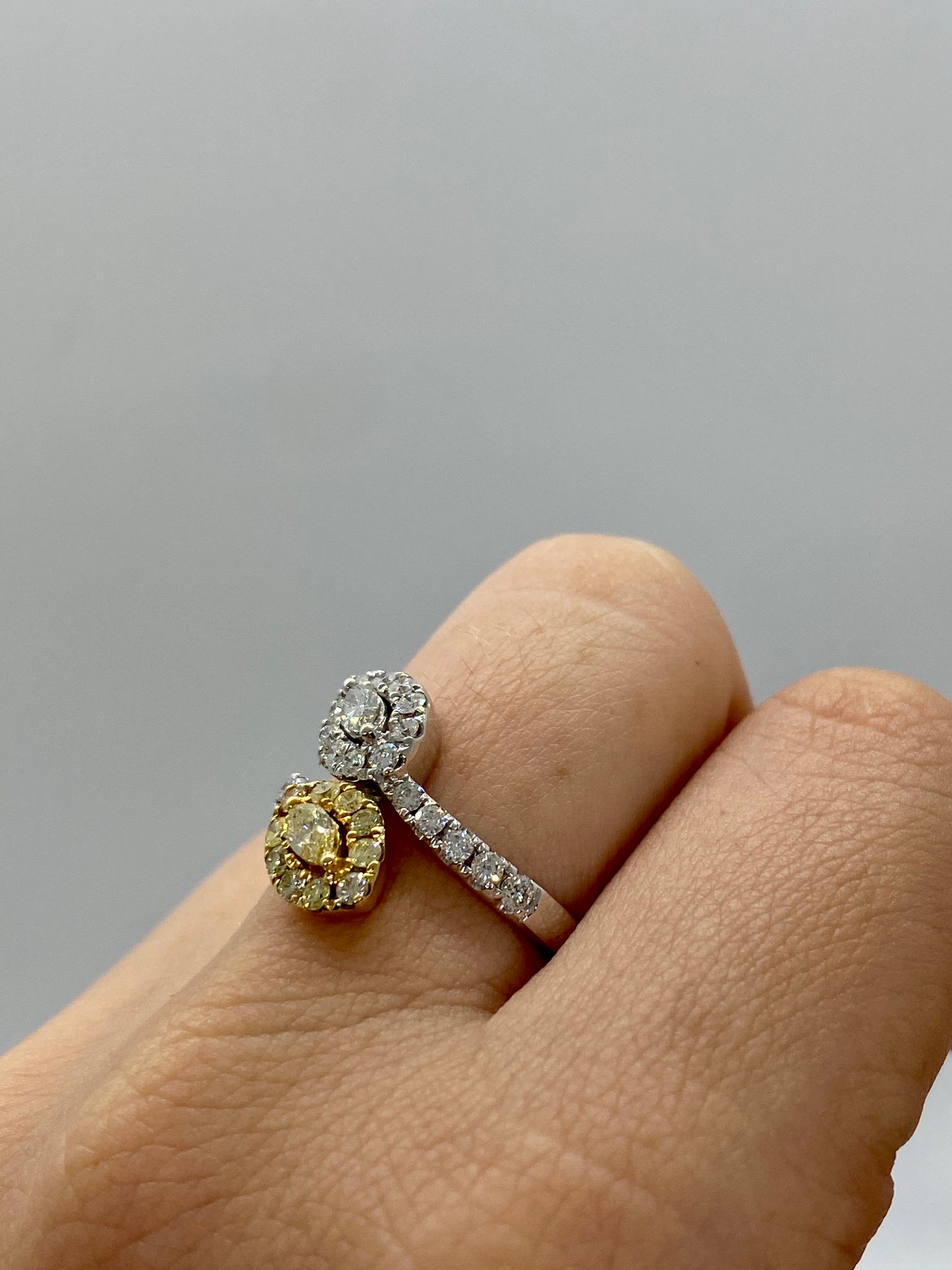 Yellow Diamond Ring R22216 - Royal Gems and Jewelry