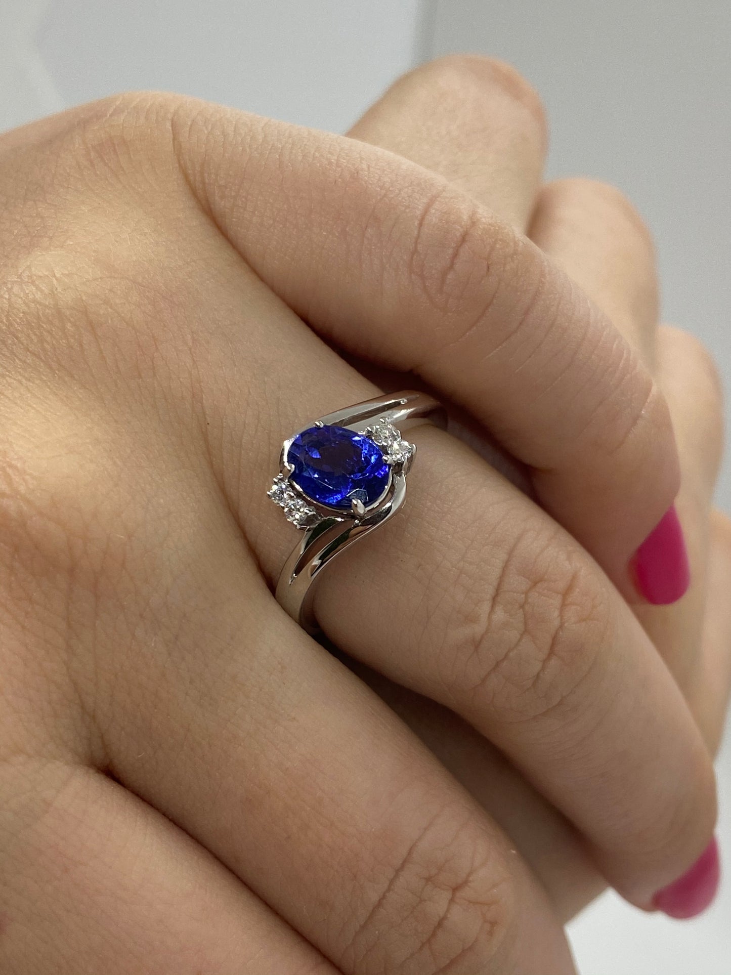 Tanzanite Ring R22607 - Royal Gems and Jewelry